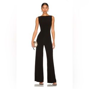 Sleeveless X Straight Leg Jumpsuit in Black
Norma Kamali Size Small